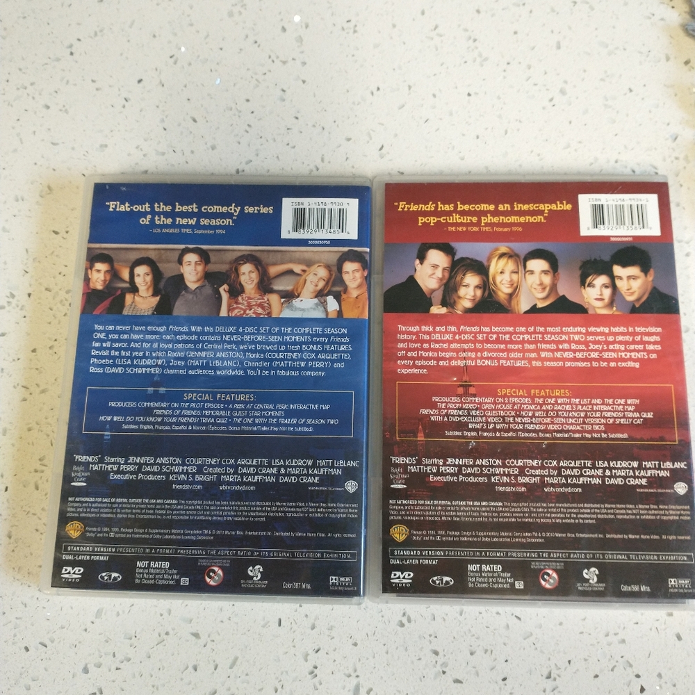 Friends seasons 1 & 2